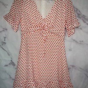 Princess Polly Heart Print Dress
